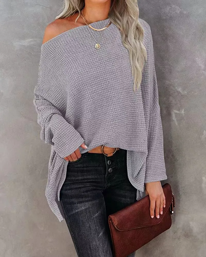 Fall  New European Style Women's Knitted Coat With Yarn Shoulder Regular Length Long Sleeve Classic Retro Style display picture 2