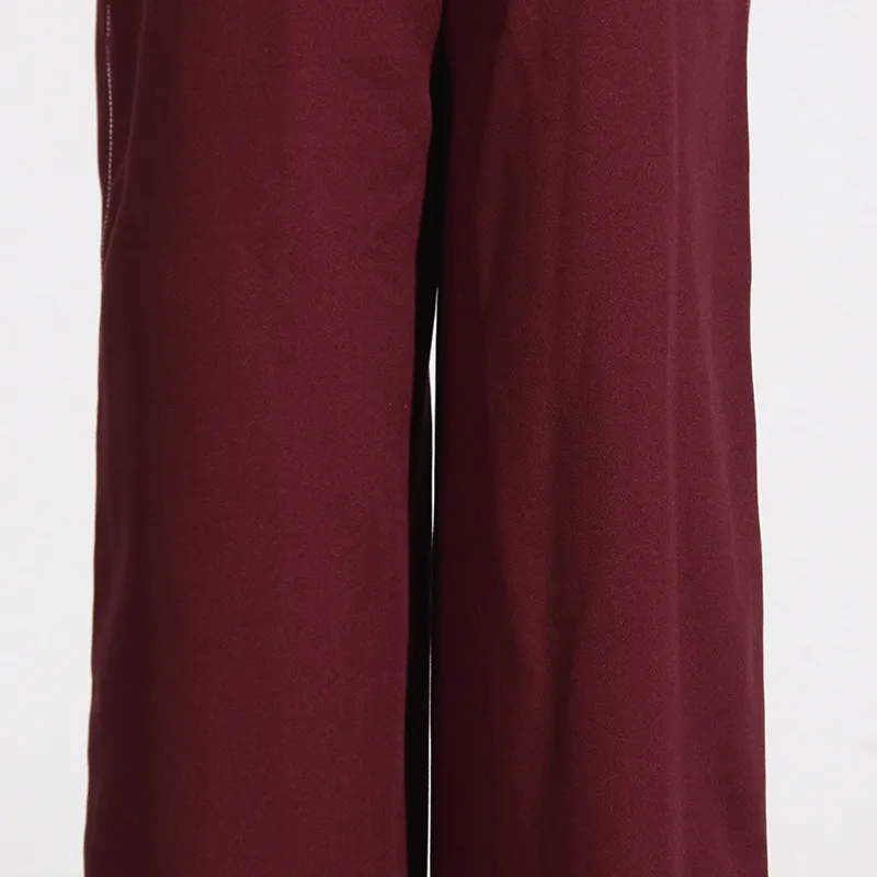 Elegant Angora Red Two-Piece Set High Waist Belted Pants Asymmetric Hem Long Sleeve Fashion Casual Women's Suit display picture 43