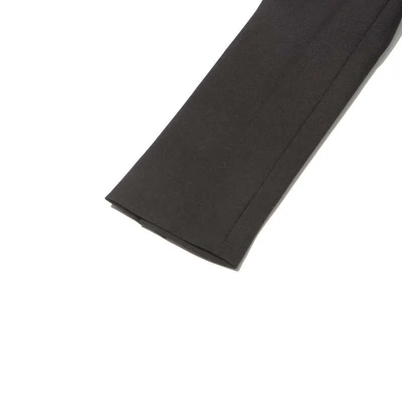 Elegant Black European Style Women's Suit Jacket Thin Pleated Design Cotton Polyester Blend Long Sleeve V-neck Commute Fashion display picture 15