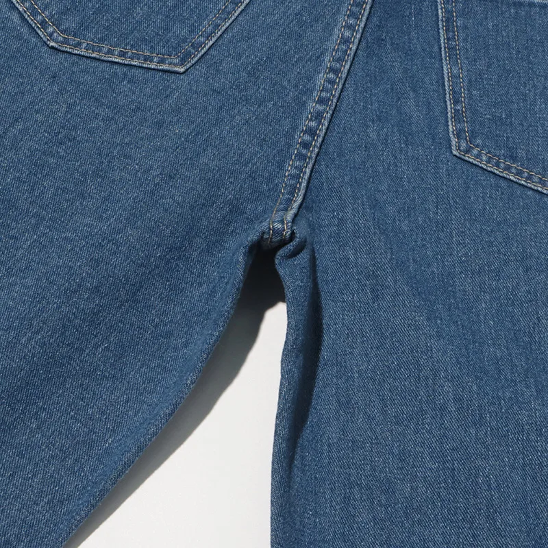 Fashionable High-Waist Hollow Heart-Shaped Women's Jeans Trendy Hollow Out Straight Leg Long Pants Comfortable Stretch Denim display picture 13