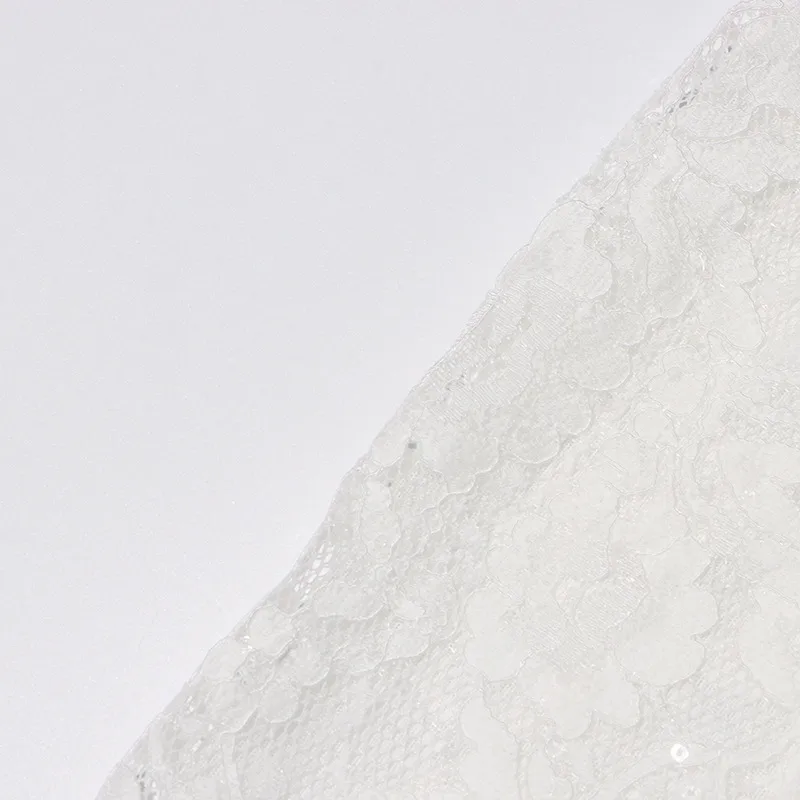 Elegant Embroidered Lace Top High Waist Mini Skirt Set Round Neck Diamond Luxury Casual Fashion Women's Cotton Polyester display picture 13