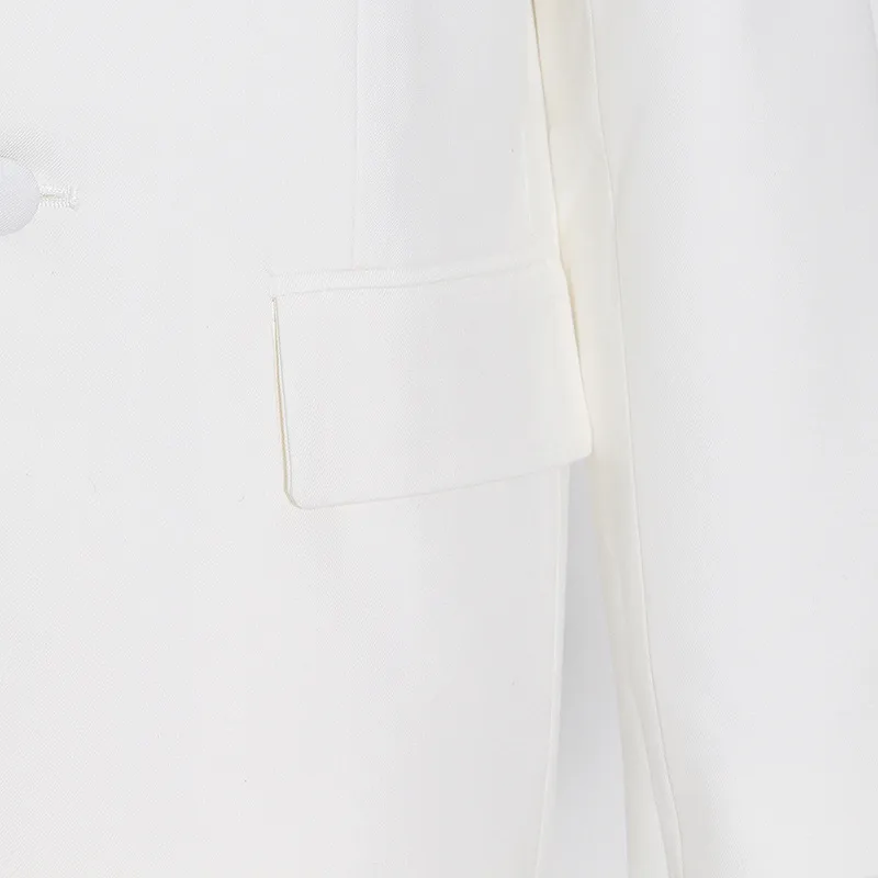 Casual Loose Women's Suit Jacket V-Neck Mesh Design Spring Summer Fashion New Long Sleeve Polyester Fiber Commute Style display picture 11