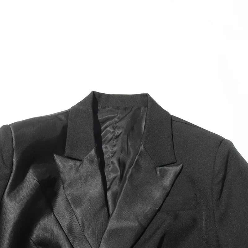 Elegant Butterfly Knot Design Slim Fit Women's Summer Style Cotton Polyester Suit Jacket Long Sleeve Elegant Fashion Outerwear display picture 7