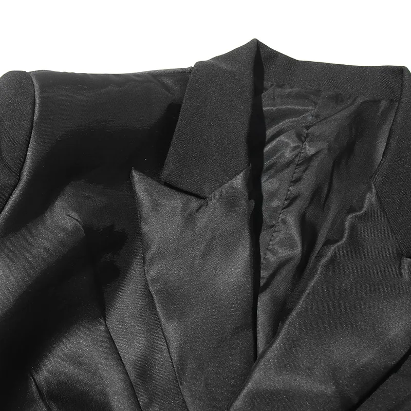 Elegant Butterfly Knot Design Slim Fit Women's Summer Style Cotton Polyester Suit Jacket Long Sleeve Elegant Fashion Outerwear display picture 9