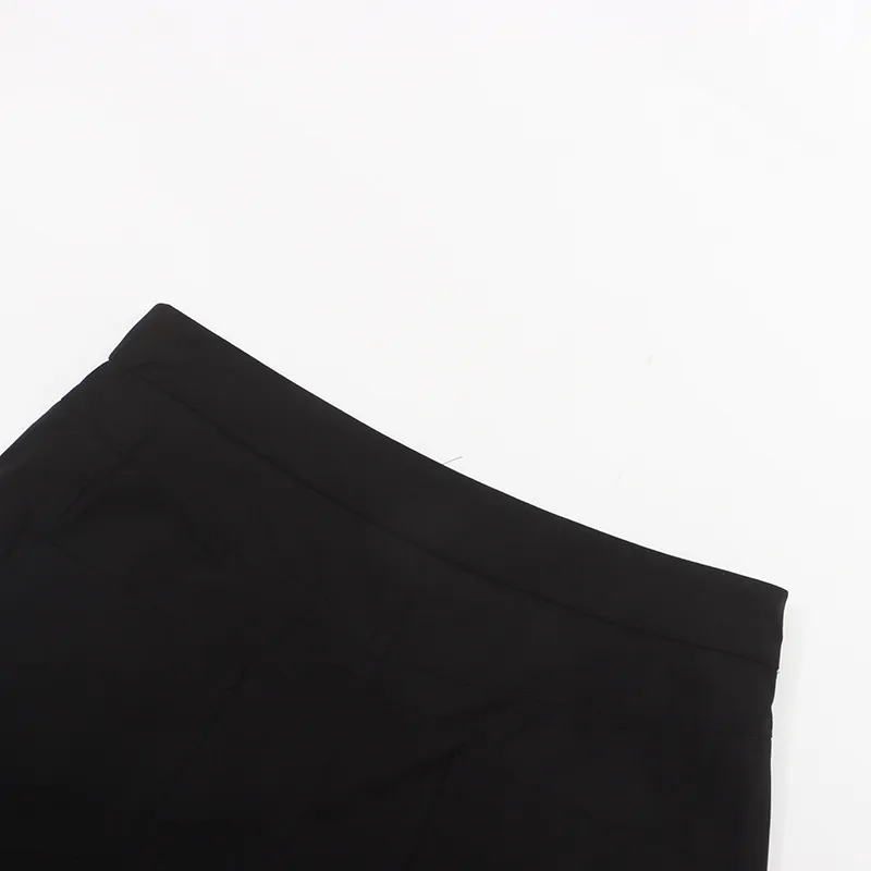 Fashionable Mesh Half Skirt For Women In Solid Color With Splice See-through Design Ankle-length A-line Skirts Street Style display picture 13