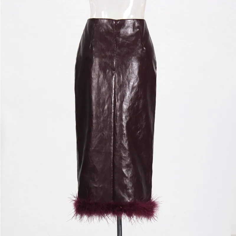 Elegant Feather Skirt Women Vintage Style Slim Fit Skirt Fashion  Style Style Spring And Summer display picture 5