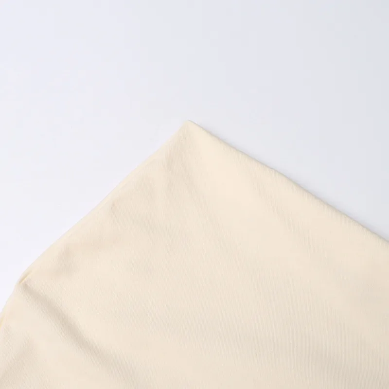 Fashionable Casual Pleated Side Collar Slim Fit Solid Color Short T Shirt Women's Top Trendy Commute Style Cotton Polyester Blend display picture 11