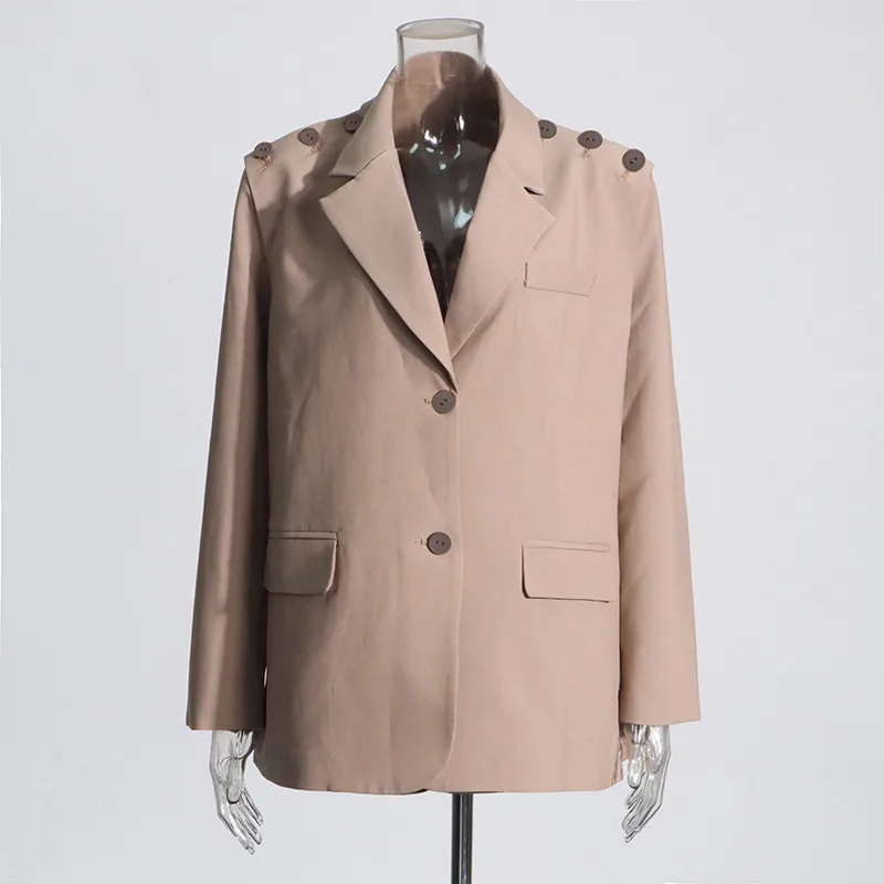 Elegant Two-Way Women's Suit Jacket Long Sleeve Commute Style Deconstructed High-End Feel Summer New Arrival Fashionable display picture 4