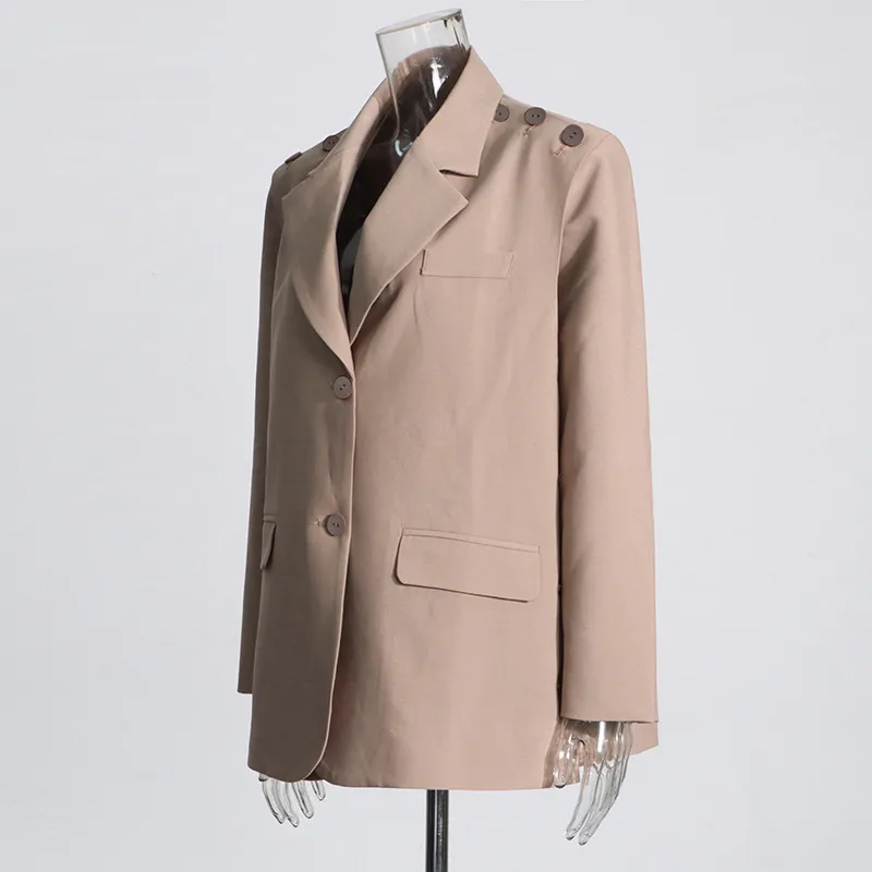 Elegant Two-Way Women's Suit Jacket Long Sleeve Commute Style Deconstructed High-End Feel Summer New Arrival Fashionable display picture 5