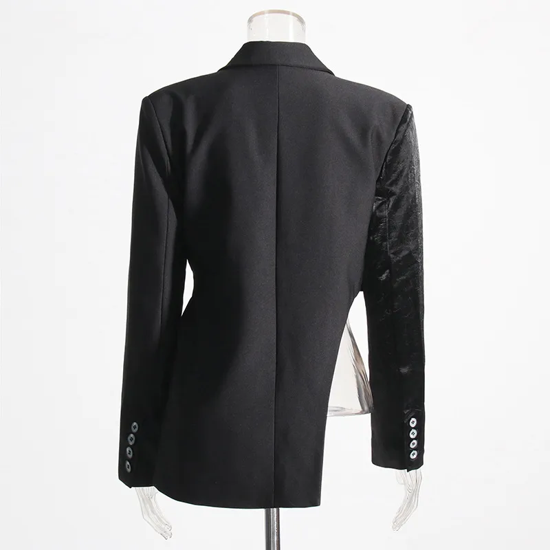 Slim Fit Long Sleeve Commuter Style Men Women Matching Motorcycle Fashion Zipper Solid Color Business Coat Trendy Outerwear display picture 5