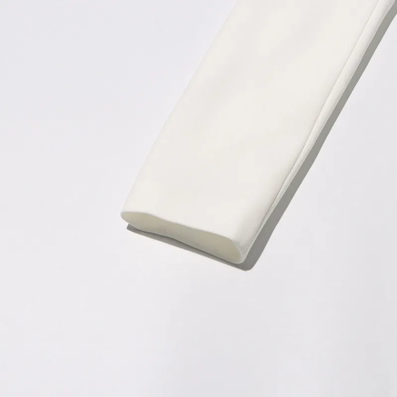 Slim Fit Solid Color Suit Coat Women New Style Casual Long Sleeve Button Design Belt Design Splicing Coat display picture 15
