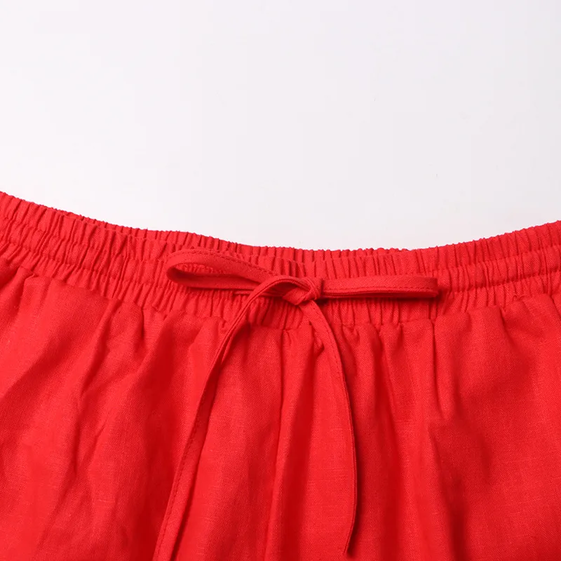 Fashionable Minimalist Ladies Casual Shirt And Shorts Set High Waist Shorts Two Piece Set Pure Color Collar Button Detail display picture 22