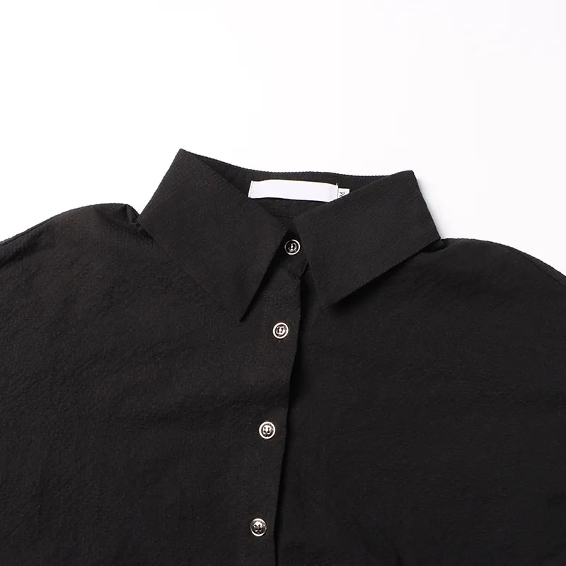Elegant Casual Women's Shirt Summer New Style Belted Drapey Open Cardigan Solid Color Versatile Fashion Business Commute Style Slim Fit Midi Length display picture 13