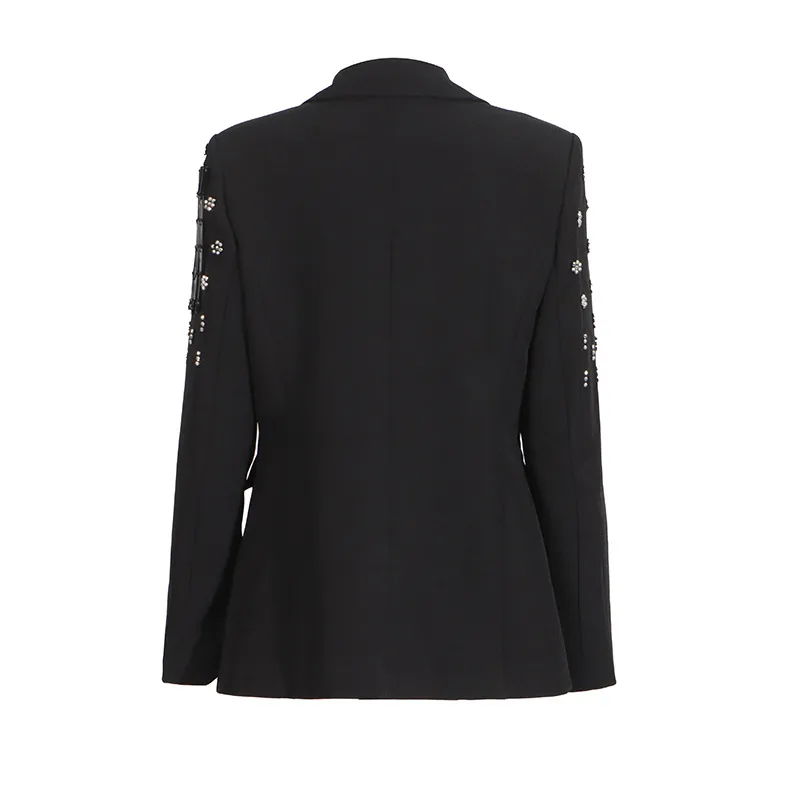 Elegant Pure Color Women's Suit Jacket Tassel Design Custom Fashion Summer New Cotton Polyester Blend Long Sleeve Regular Fit display picture 9