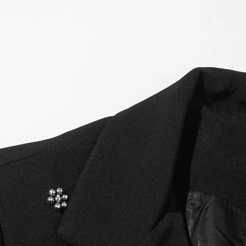 Elegant Pure Color Women's Suit Jacket Tassel Design Custom Fashion Summer New Cotton Polyester Blend Long Sleeve Regular Fit display picture 13