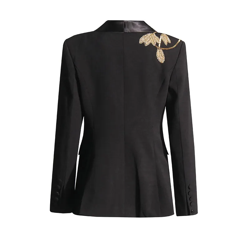 Elegant Commute City Style Slim Fit Straight Leg High Waist Diamond Embellished Fashionable Casual Set Women's Long Sleeve display picture 8