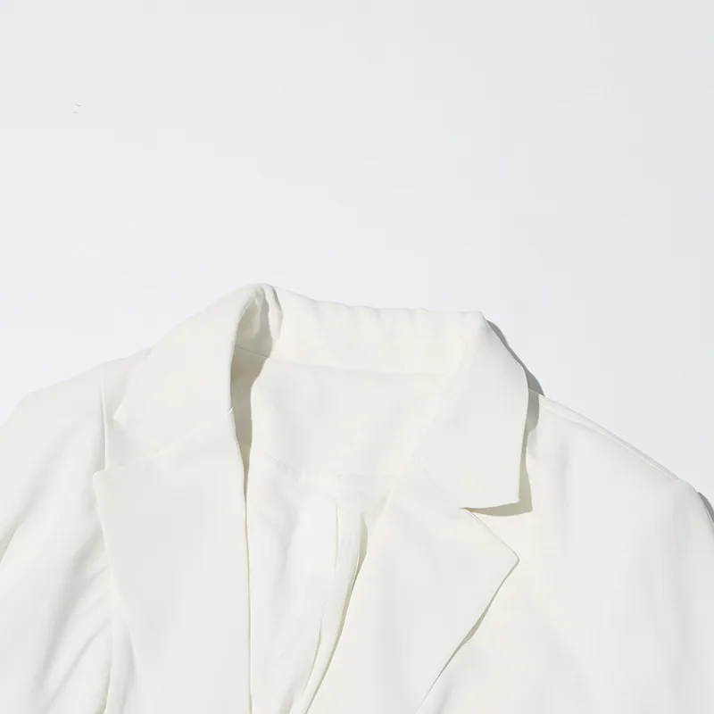 Elegant Commute Fashion Show Outfit Two-Piece Set Summer New Irregular Cut Skirt Long Sleeve Pure Color Casual Suit For Women display picture 14