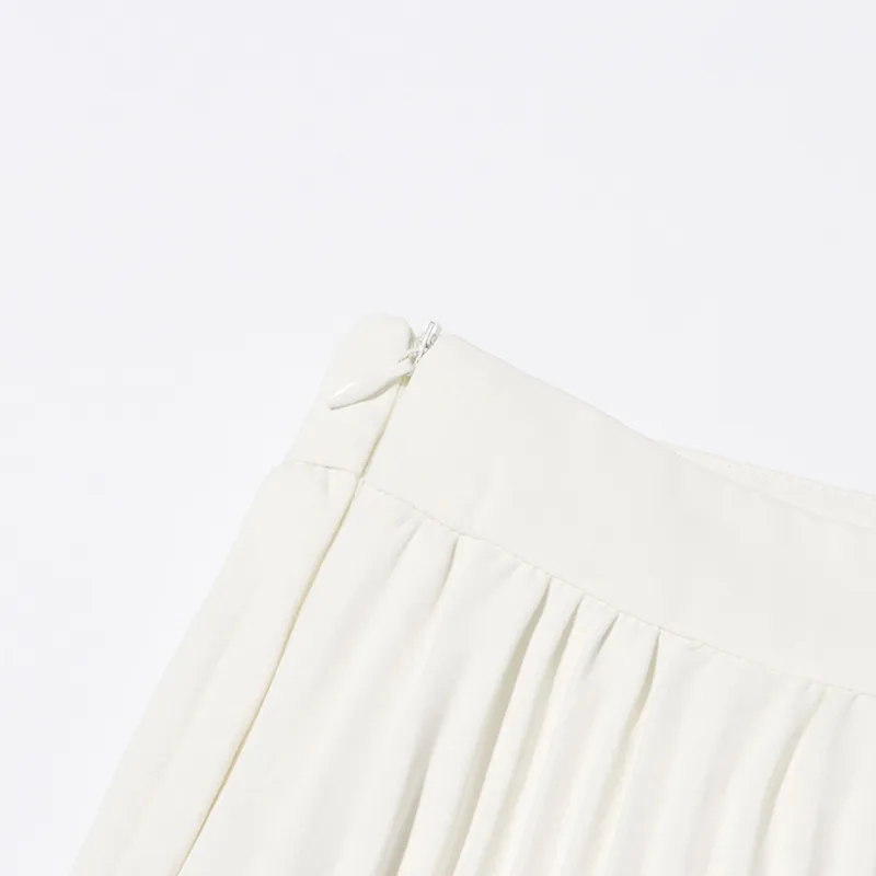 Elegant Commute Fashion Show Outfit Two-Piece Set Summer New Irregular Cut Skirt Long Sleeve Pure Color Casual Suit For Women display picture 27