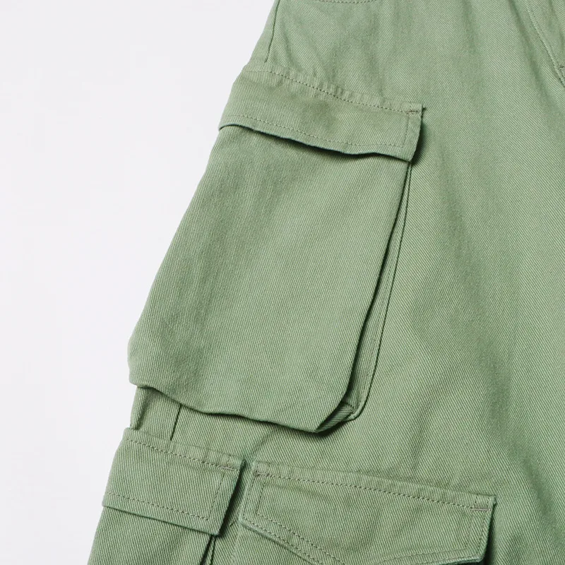 Fashion Denim Suspender Pants Women's High Waist Wide Leg Pants Multi-Pocket Short Top Style Summer New Design display picture 12