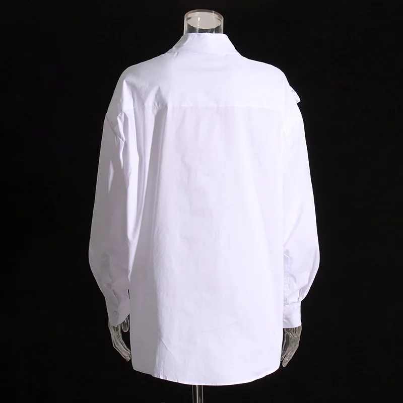 Women's Loose Casual Floral Patchwork Pure Color Shirt Summer 2025 Trendy Commute Style Long Sleeve Mid-Length Polyester Cotton Blend display picture 12