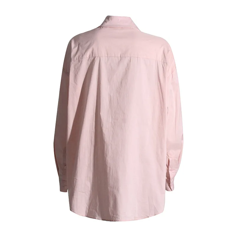 Women's Loose Casual Floral Patchwork Pure Color Shirt Summer 2025 Trendy Commute Style Long Sleeve Mid-Length Polyester Cotton Blend display picture 16