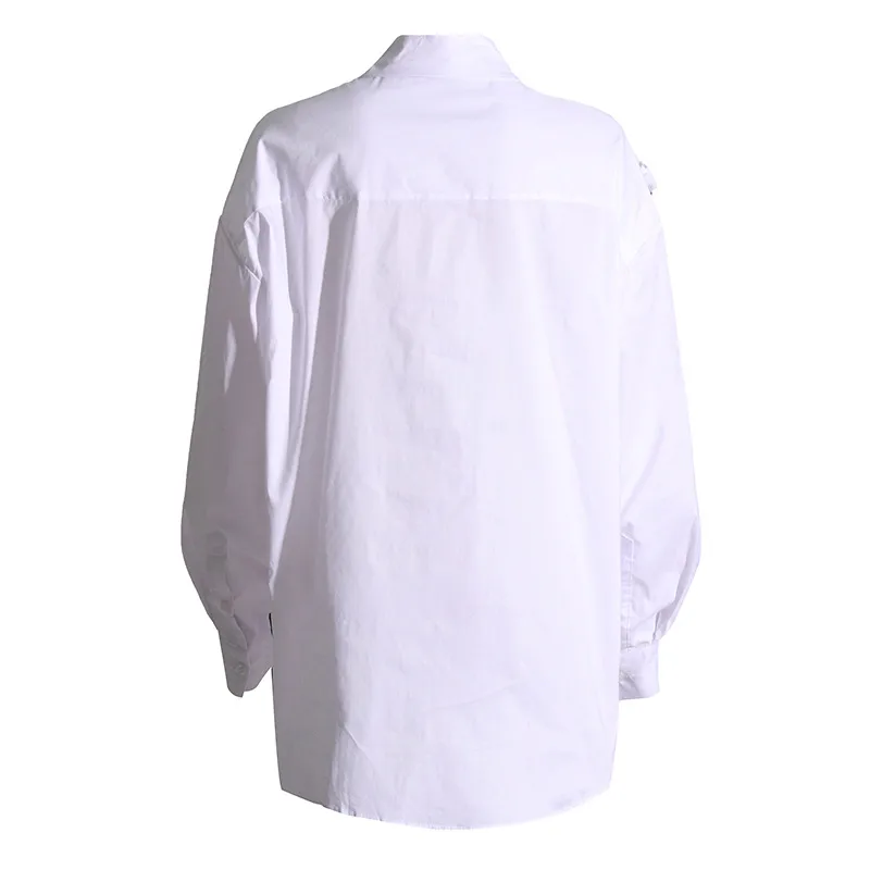 Women's Loose Casual Floral Patchwork Pure Color Shirt Summer 2025 Trendy Commute Style Long Sleeve Mid-Length Polyester Cotton Blend display picture 18