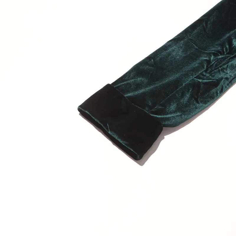 Elegant Slim-Fit Velvet Blazer For Women Early Autumn New Style Waist-Slimming Belt Design Cotton Polyester Long Sleeve display picture 18