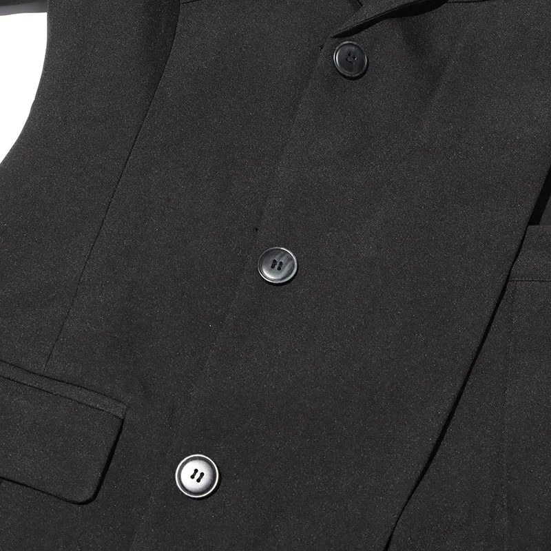 Elegant French Style Suit Dress V Neck Asymmetrical Hollow Out Splicing Design High End Texture Pure Color Long Sleeve Women's Wear display picture 21