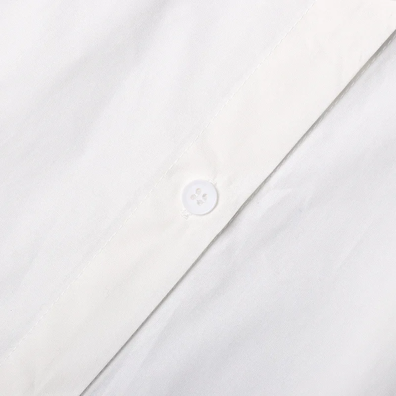 Casual Women's Fashion Shirt Summer New Polo Collar Long-Sleeved Versatile Top Single Button Trueran Blend display picture 7