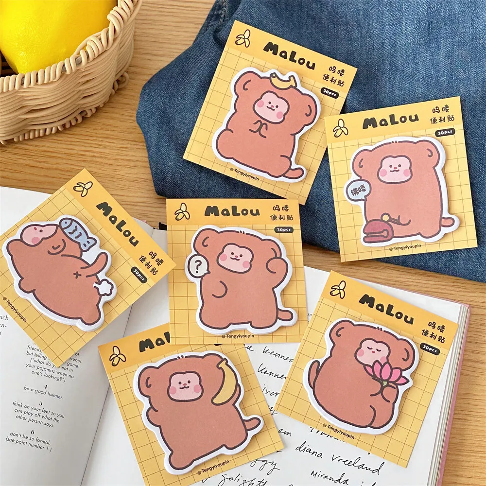 Tengyi Original Cute Sticky Note Girly Heart Office Memo Message-Leaving Sticky Note Learning Notebook Stickers New display picture 7
