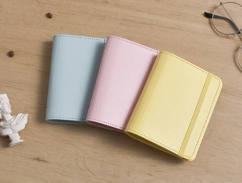 Portable Mini Leather A8 Refillable Notebook With Replaceable Inner Pages M5 Travel Diary Book Pocket Size Portable Notebook display picture 2