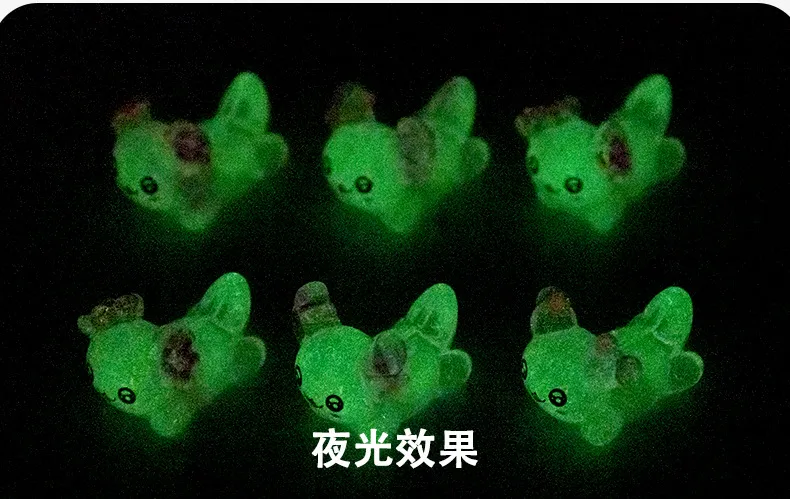 Glowing Coral Hexagonal Newt Resin DIY Craft Decoration Marine Animal Car Desktop Figurine Art Plastic Resin display picture 2