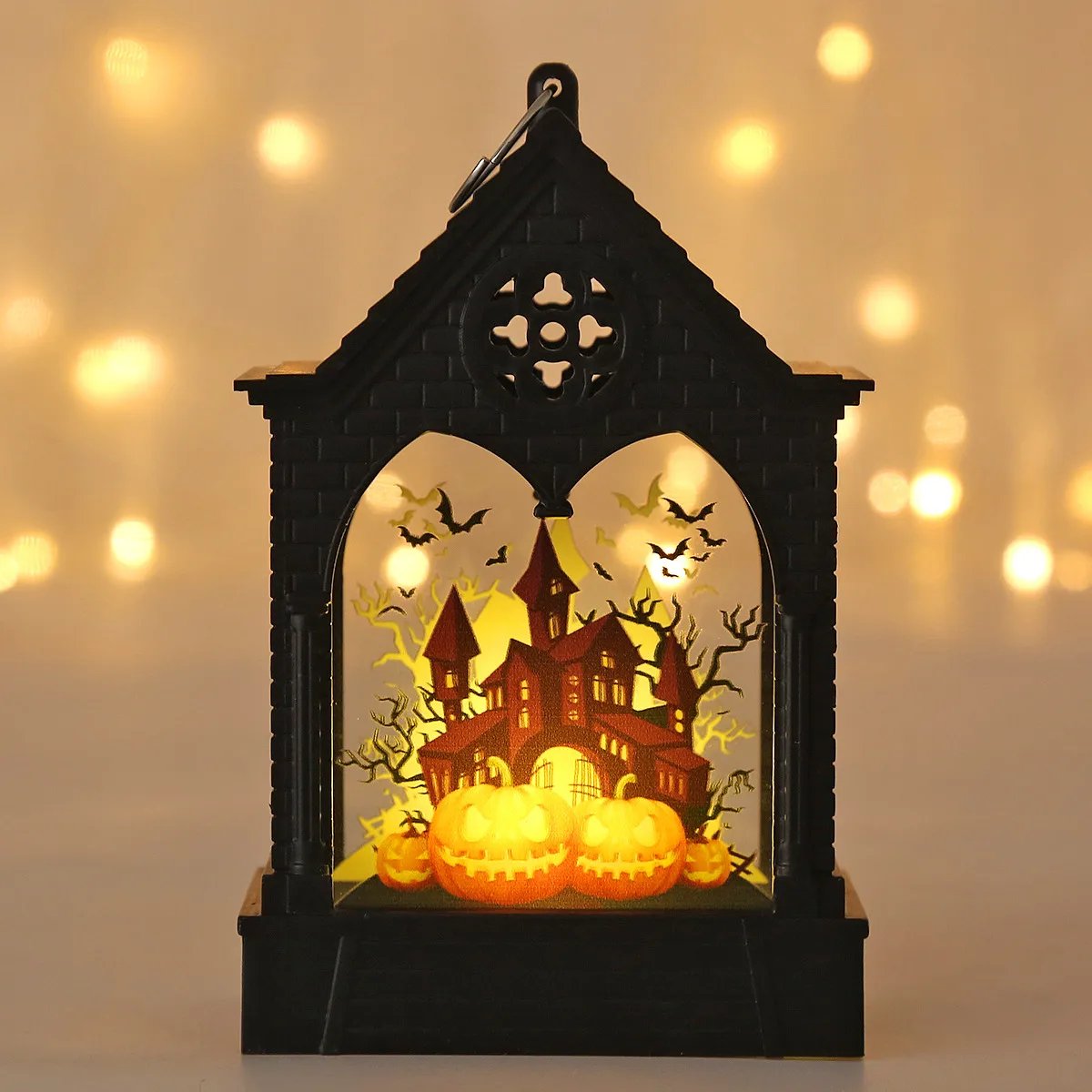 Halloween Decoration LED Lantern Electric Candle Lamp Holiday Atmosphere Decoration Table Decorations Plastic Glass Material display picture 9