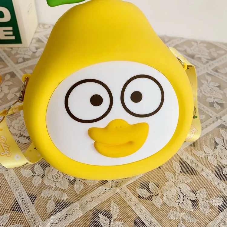 Children's Cartoon Fruit Crossbody Bag Silicone Shoulder Bag Zipper Closure Leisure Holiday Cute Style All Seasons Universal display picture 18
