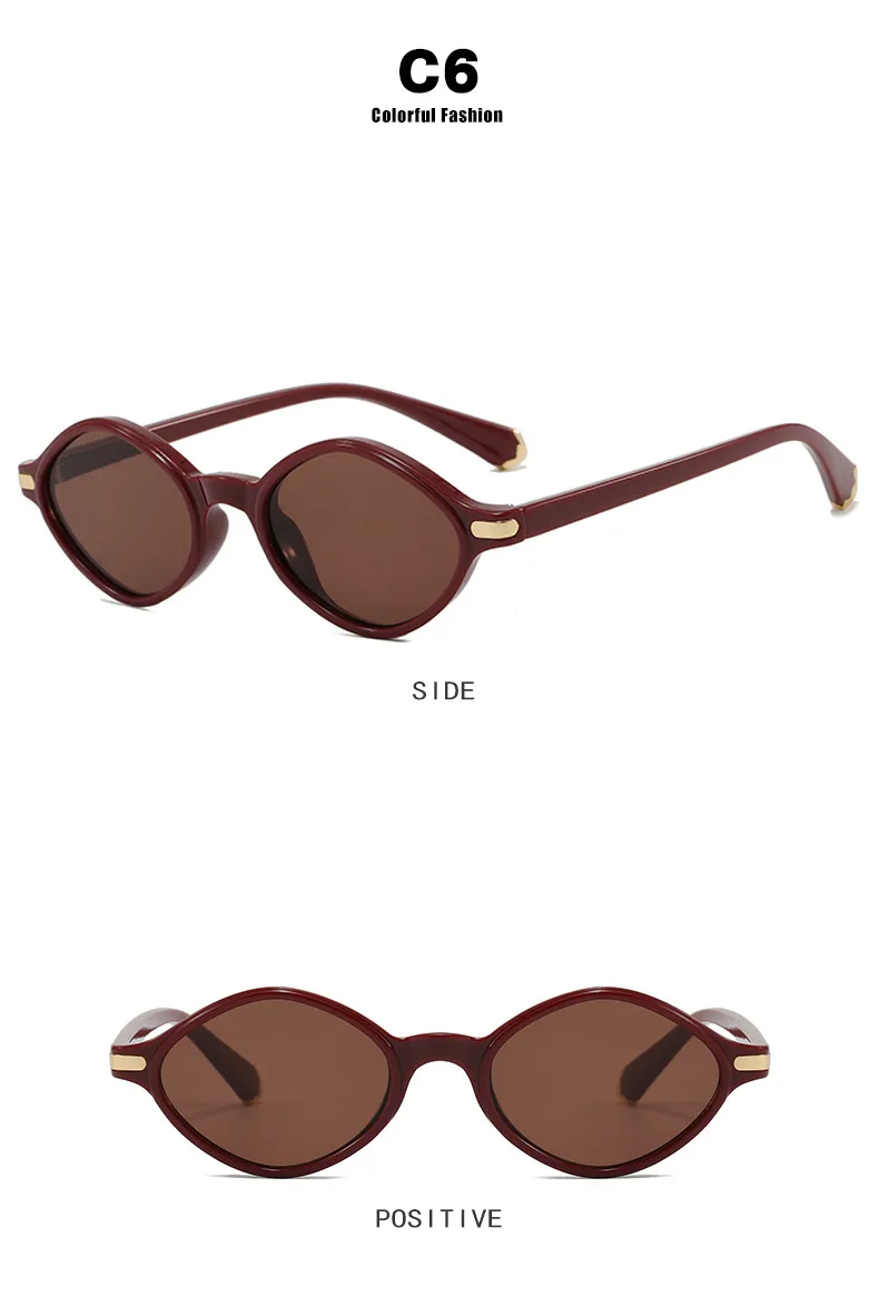 Fashion Irregular Small Frame Polarized Sunglasses Women Trend Neutral Travel And Style Protection Black Acetate Glasses display picture 14