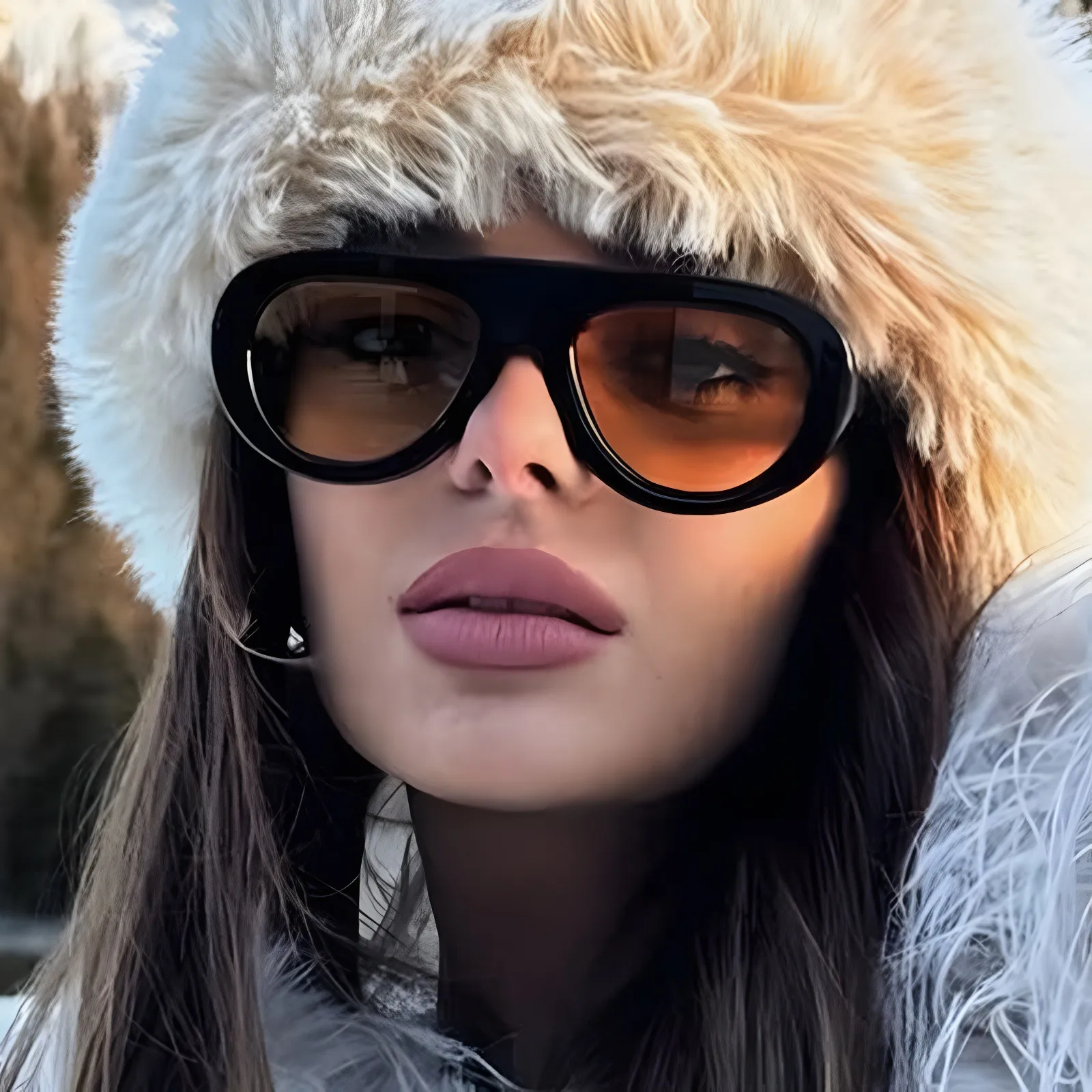 Stylish Round Frame Frog Glasses Sunglasses Personality Small Frame Classic Style Travel And Streetwear Sun Protection display picture 3