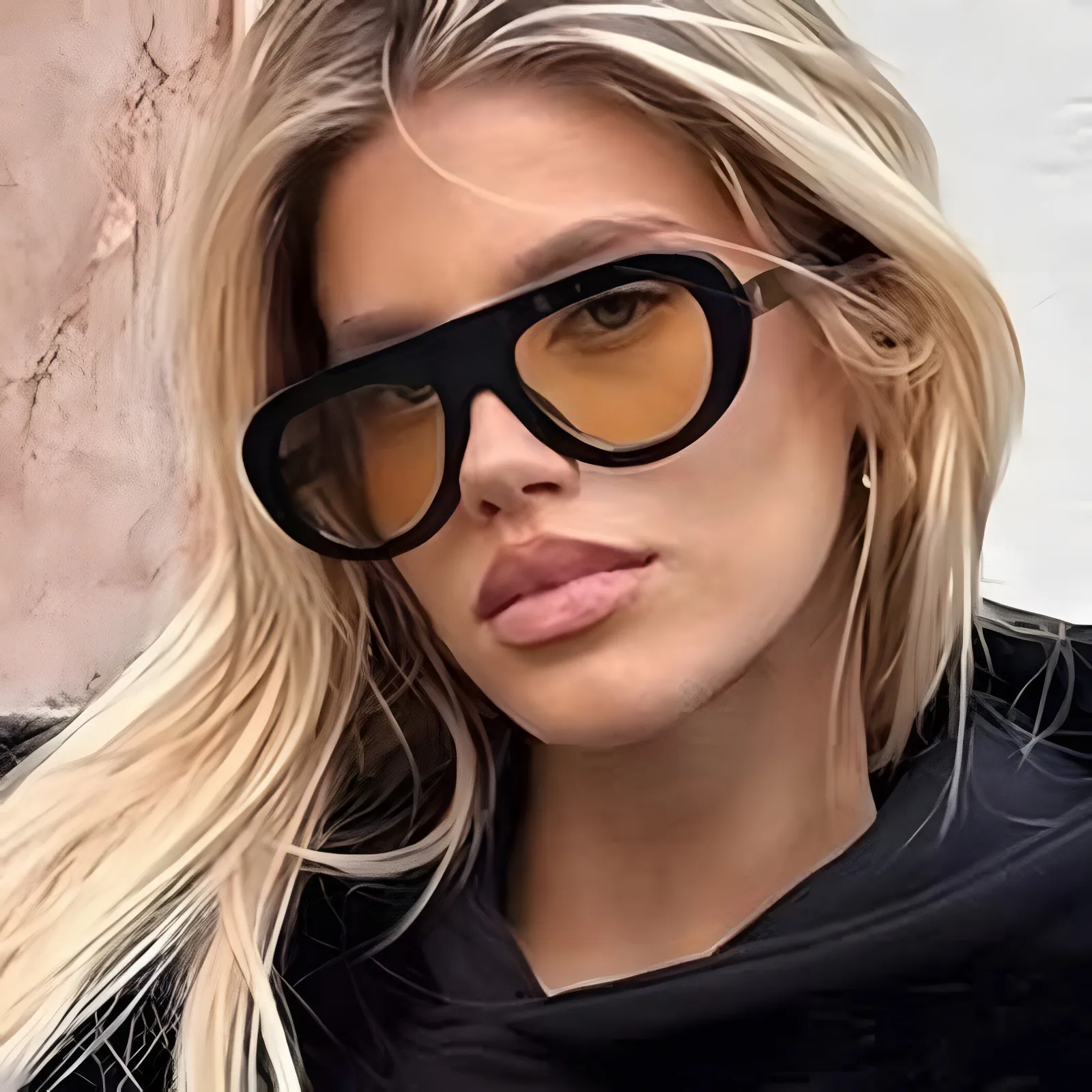 Stylish Round Frame Frog Glasses Sunglasses Personality Small Frame Classic Style Travel And Streetwear Sun Protection display picture 4