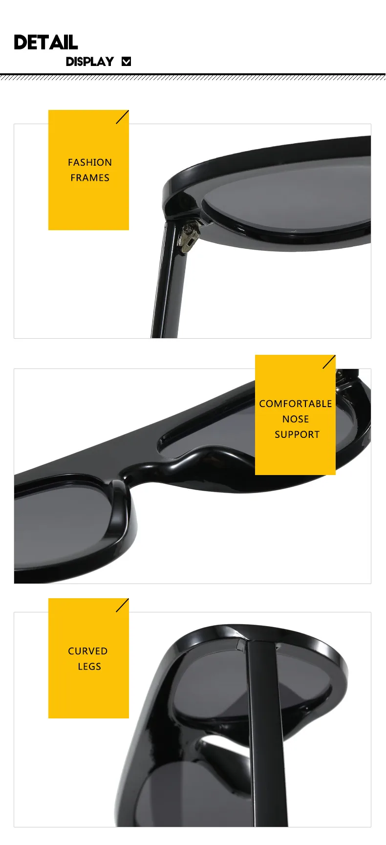 Stylish Round Frame Frog Glasses Sunglasses Personality Small Frame Classic Style Travel And Streetwear Sun Protection display picture 17