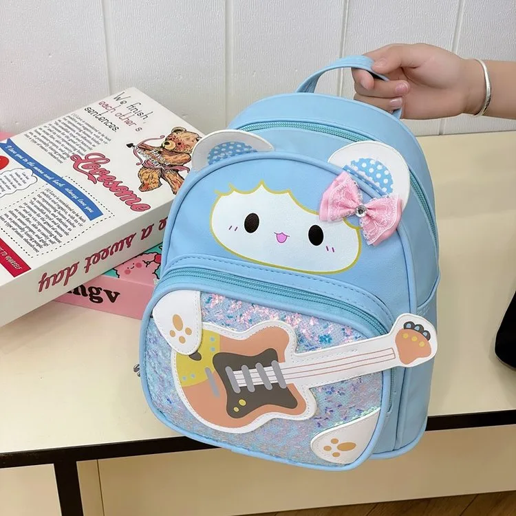 Kid'S Nylon Cartoon Cute Square Zipper Functional Backpack display picture 8