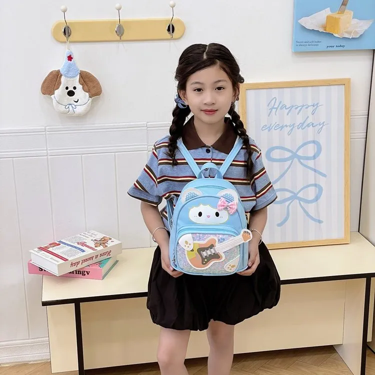 Kid'S Nylon Cartoon Cute Square Zipper Functional Backpack display picture 9