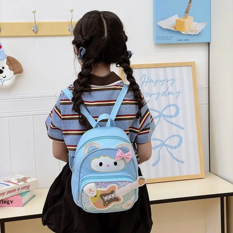 Kid'S Nylon Cartoon Cute Square Zipper Functional Backpack display picture 14
