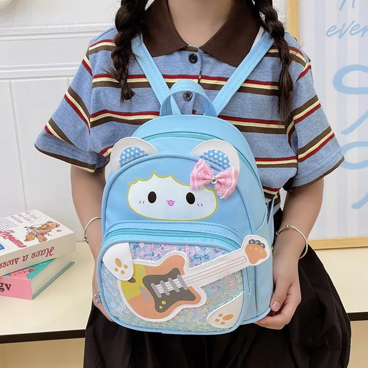 Kid'S Nylon Cartoon Cute Square Zipper Functional Backpack display picture 12