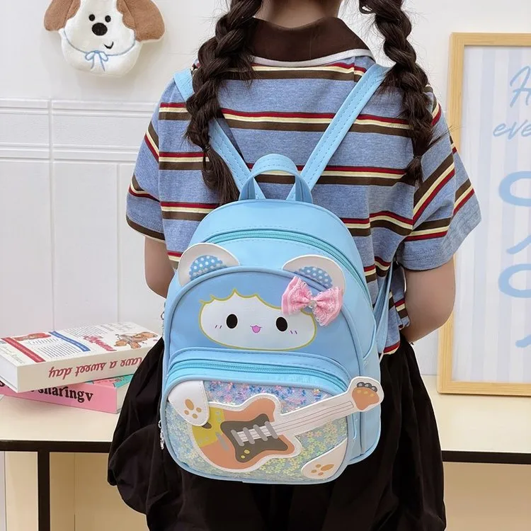 Kid'S Nylon Cartoon Cute Square Zipper Functional Backpack display picture 17