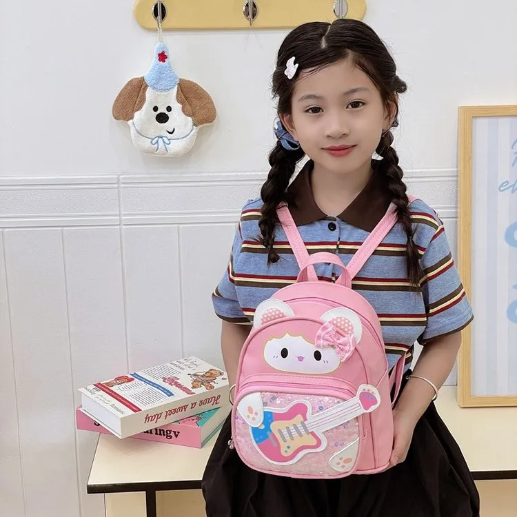 Kid'S Nylon Cartoon Cute Square Zipper Functional Backpack display picture 15