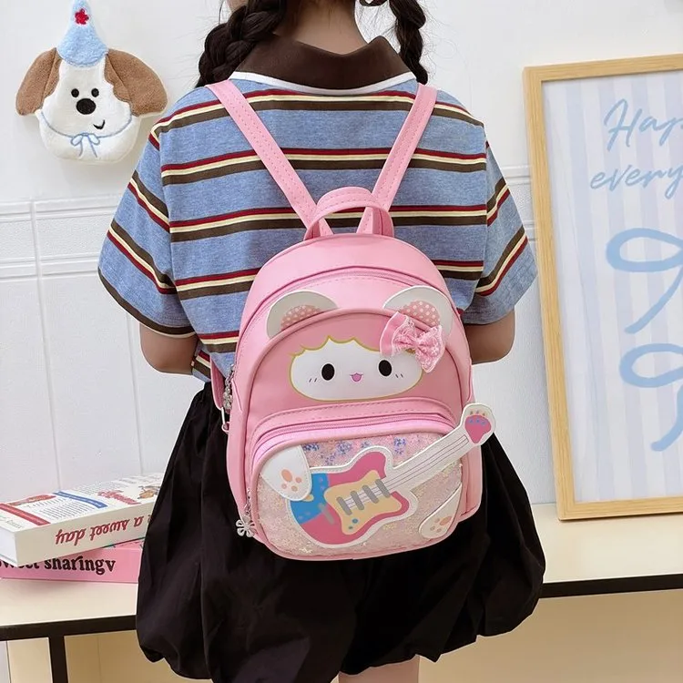 Kid'S Nylon Cartoon Cute Square Zipper Functional Backpack display picture 21