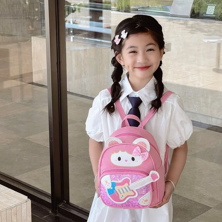 Kid'S Nylon Cartoon Cute Square Zipper Functional Backpack display picture 23