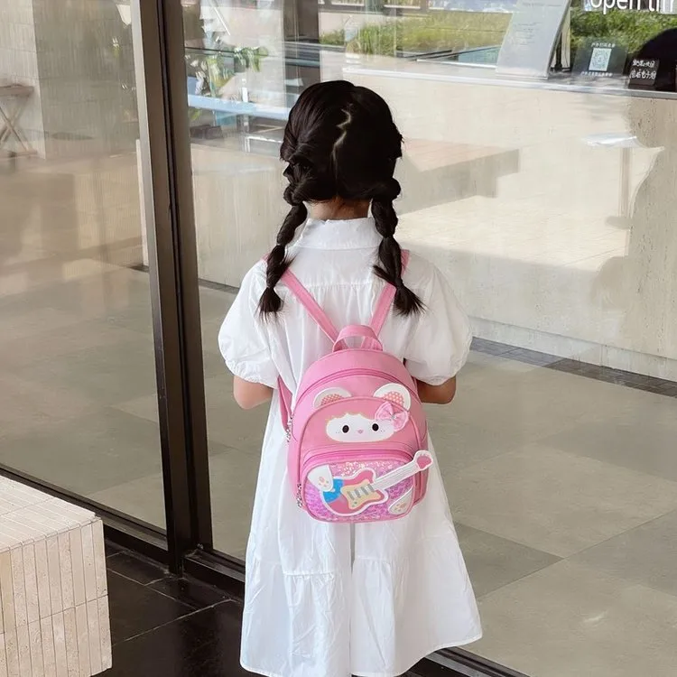 Kid'S Nylon Cartoon Cute Square Zipper Functional Backpack display picture 10