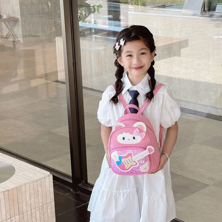 Kid'S Nylon Cartoon Cute Square Zipper Functional Backpack display picture 25