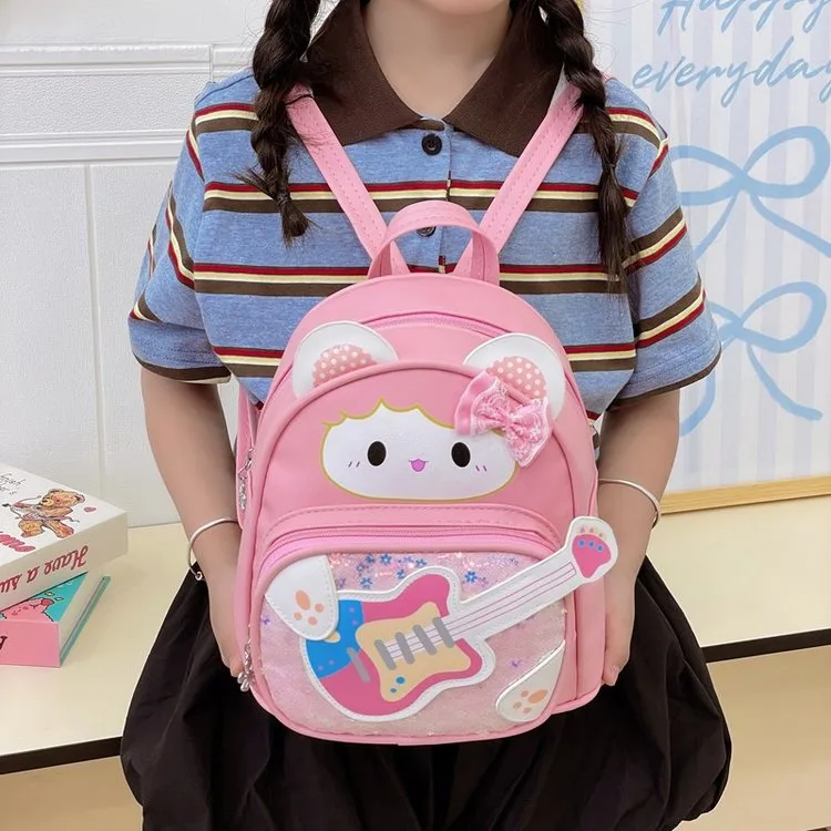 Kid'S Nylon Cartoon Cute Square Zipper Functional Backpack display picture 27