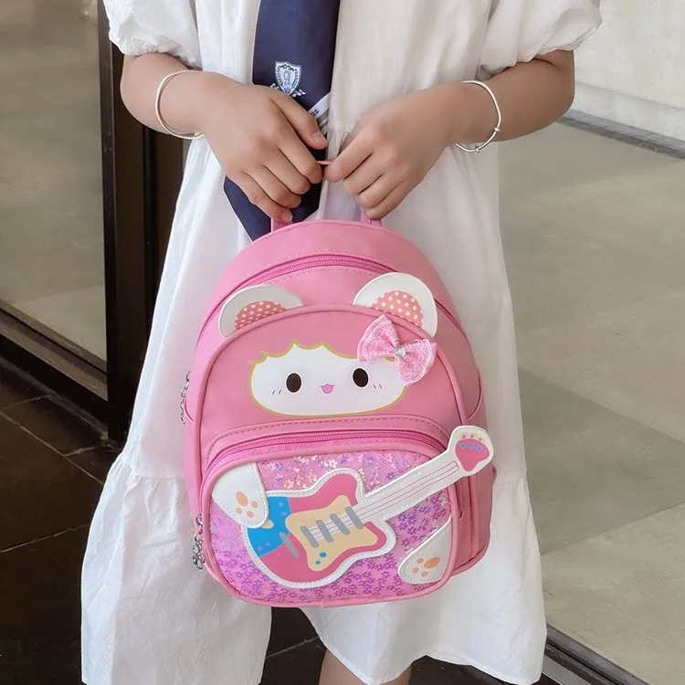Kid'S Nylon Cartoon Cute Square Zipper Functional Backpack display picture 11
